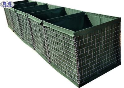 China Collapsible Defensive Bastion Barriers Wall Galvanized Craft COC Certification for sale