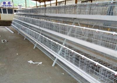 China 3 Layer Chicken Cage / Layer Poultry Farming Cage Design Long Life Time for sale