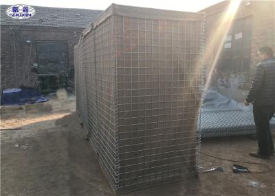 中国 溶接された金網のGabion箱の要塞の砂によって満たされるタイプ ベージュGeotextileの布 販売のため