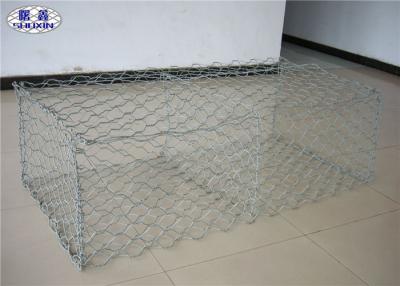 China Zinc Coated Gabion Wall Cages High Security Corrosion Resistance for sale