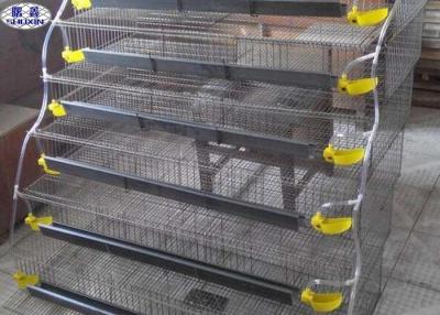 China Galvanized Steel Wire Quail Cages 6 Tiers Layers 1.8m Length Long Lifetime for sale