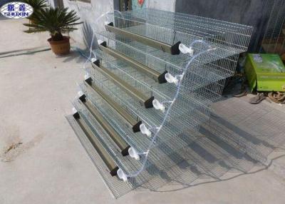 China 6 Tiers Quail Bird Cage PVC Feeder Trough Plastic Water Bowl OEM Service for sale