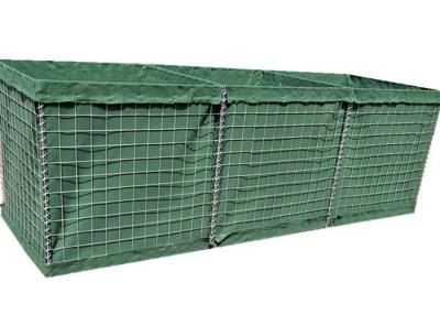China Mil 3 Hesco Bastion Barrier Defence , Gabion Barrier For Military for sale