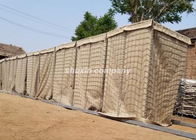 China Welded Defensive Bastion Barriers Wall Military Gabion Box 4-5.0mm Wire Dia for sale