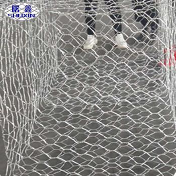 China Precision Gabion Wall Cages Woven Galvanized Gabion Basket Size With Rock Filled for sale