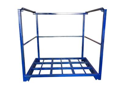 China Stackable Tyre Steel Tube Pallet Stillages Boxes Cages For Warehouse for sale