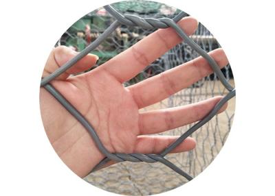 China Weave Type Galvanized Gabion Netting , Galvanized Hexagonal Wire Mesh Gabions for sale