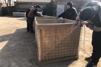 China Collapsible Military Hesco Barriers , Erosion Control Hesco Border Defence Wall for sale