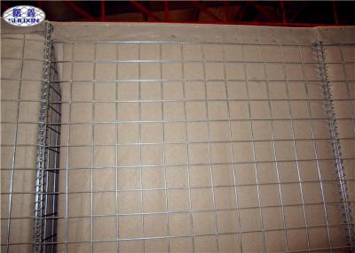 China Galfan Coated Sand Filled Barriers , Welded Military Hesco Barriers Gabion for sale