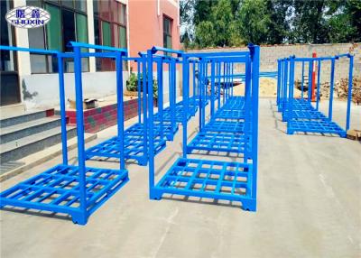 中国 倉庫のための積み重ね可能なタイヤの棚は、上塗を施してある金属の積み重ね可能な鋼鉄棚を粉にします 販売のため