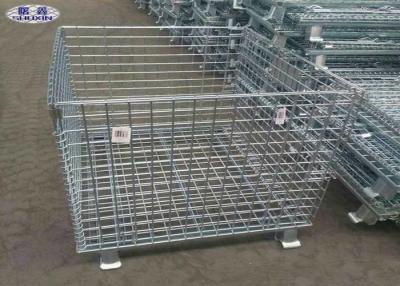 China Warehouse Storage Steel Pallet Cages Galvanized Wire Mesh Butterfly Cage for sale