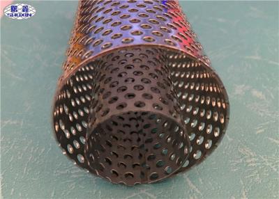 China Spiral Prerforated Stainless Steel Wire Mesh Tube For Water Filter Element for sale