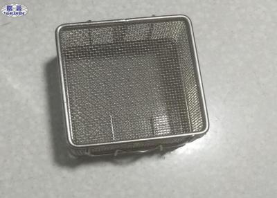 China Medical Disinfection Stainless Steel Wire Mesh Baskets Corrosion Resistant for sale