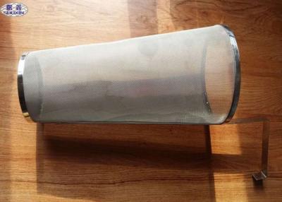 China Brew Beer Cylinder Stainless Hop Filter 32cm 12.5