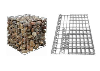 China 100*80*30 Welded Gabion Box , Gabion Stone Cage Basket Retaining Wall for sale