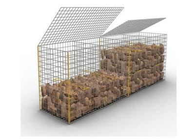 China Galfan Landscaping Stone Decorative Welded Mesh Gabions , Welded Gabion Cages for sale