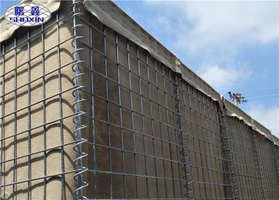 China High Duration Military Barrier Gabion Stone Fence With Geotextile for sale