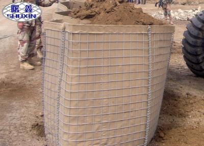 China 3x 3 Welded Mesh Square Hole Military Hesco Barriers for sale