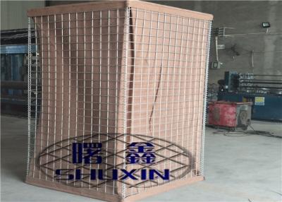 China Hdp Galvanized Hesco Barrier Heavy Duty Sand Filling For Flood Retaining Wall for sale