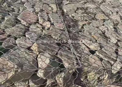 China Zinco alto da prova da oxidação que chapeia o fio Mesh Gabion Basket à venda