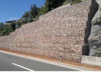 中国 二重ねじれの織り方の六角形2.7MM Gabionの壁はRockfallの保護網をおりに入れる 販売のため
