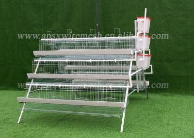 China Long Service Life Hot Galvanized Layers Chicken Cages For Poultry Farming Building for sale