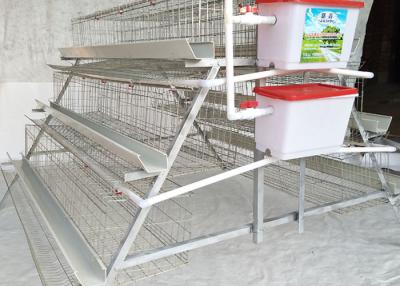 China Granja de acero de la casa de las aves de corral de la jaula del pollo de la gallina de batería 3tiers en venta