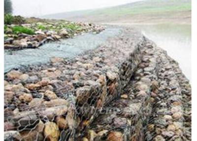 China la piedra torcida doble de 3.7m m llenó el hexágono pesadamente Gabion de las jaulas que prevenía la fractura de la roca en venta