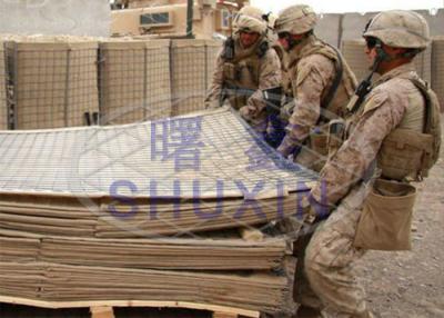 China Mil 3 Sand Filled Barriers Protection Against Bomb 8cm X 8cm Mesh for sale