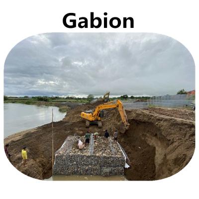 Κίνα Γαλβανισμένη ύφανση 3mx1mx1m καλάθια Gabion πλέγματος καλωδίων για την προστασία καναλιών ποταμών προς πώληση