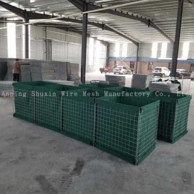 China High Strength Mil10 Defensive Barriers With Geotextile For Military Flood Control for sale