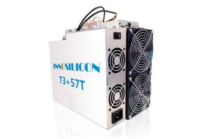 China BTC Innosilicon Miner Used Innosilicon T3+ 57T Network Connection Ethernet for sale