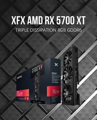 China 2560 Cores Radeon Rx 5700 Xt Graphics Card , ETH Mining 8GB GDDR6 Graphics Card for sale