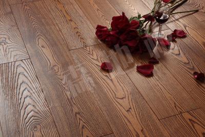 China embossed China Ash Multi-layers engineered wood flooring with stained lacquer for sale