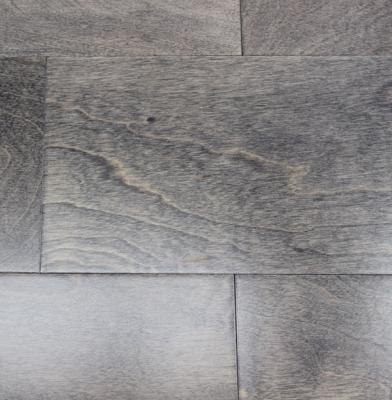 China el gris manchó el suelo dirigido abedul de la madera dura para los cuartos del diseño moderno en venta