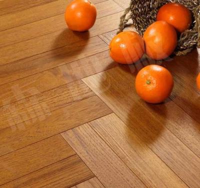 China slight brushed burma teak herringbone engineered wood flooring; fishbone teak wood floor for sale