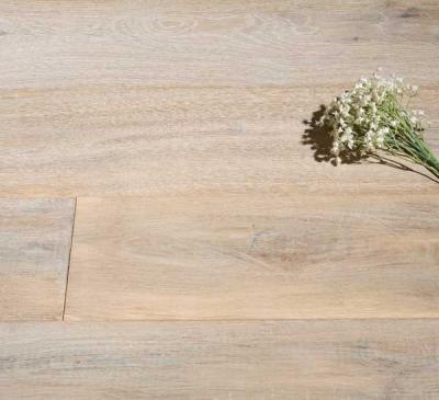 China white oiled oak engineered wood flooring with rustic grade, modern style for sale