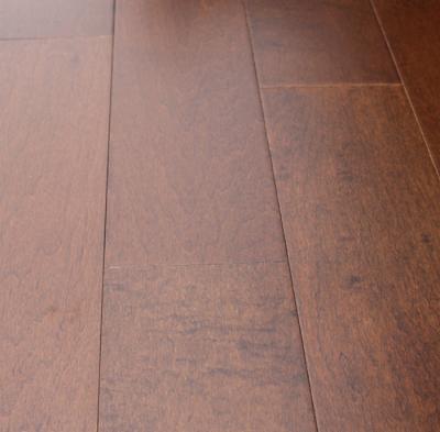 China flat Chinese Maple Engineered Wood Flooring,Toffee color stain to Canada for sale