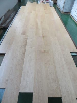 China natural color Chinese Maple Engineered hardWood Flooring with flat finishing for sale