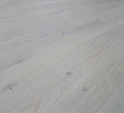 China smoked, handscraped & brushed European Oak engineered wood flooring,220*20MM for sale
