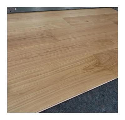 China wax oiled European Oak wide plank wood flooring to UK, character grade for sale