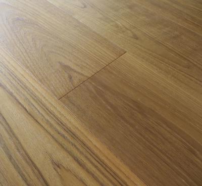China 190mm single plank Burma Teak Engineered Hardwood Flooring, natural color for sale