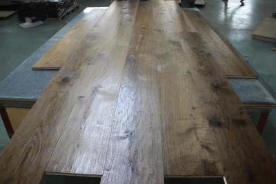 China Distressed Oak Engineered Wood Flooring, Rustic Oak Parquet Flooring for sale