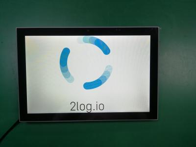 China OEM Boot Logo 10 Inch Recess Wall Android POE Touch Monitor with front NFC Proximity Sensor for sale