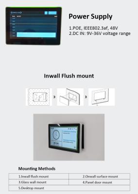 China Sibo Customized Wall Mount Android Tablet PC With Rj45 Port No Physical Button Touch Screen for sale