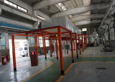 China Adjustable Speed Industrial Automatic Powder Coating Plant 380V Customized Voltage for sale