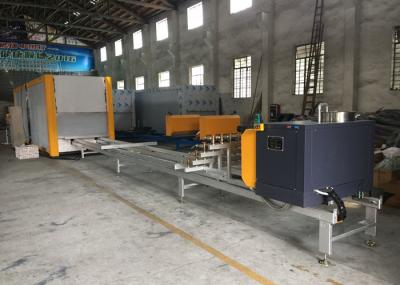 China Transferencia del vacío que imprime la máquina de madera del grano para los perfiles del metal en venta