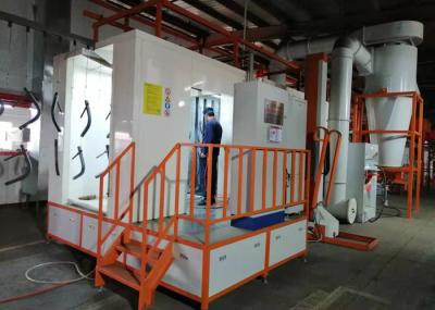 China Projeto modular da cabine industrial de alta velocidade da pintura do revestimento do pó 99,2% à venda