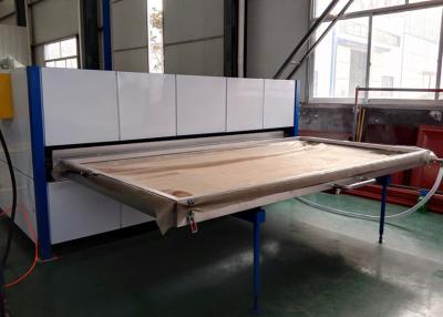 China Electricity Heat Wood Grain Vacuum Transfer Printing Equipment For Metal Door for sale