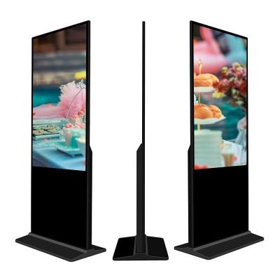China Floor Standing Vertical Tv Touch Screen Kiosk 4k Indoor Advertising HD Lcd for sale